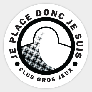 Club Gros Jeux Sticker
